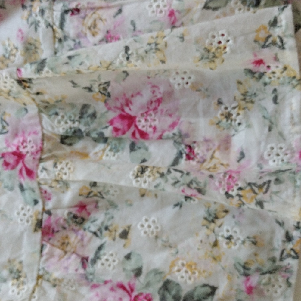City Studio Pink Floral Eyelet Mini Dress, Size L - Picture 16 of 16